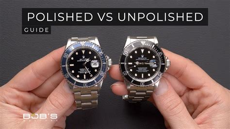 rolex finishing|should i polish my rolex.